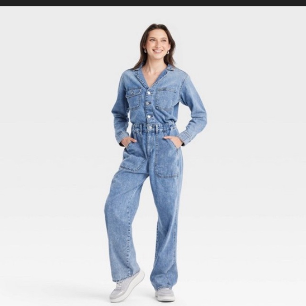 NWT💕Universal Thread Denim Coveralls / Jumpsuit size 4
